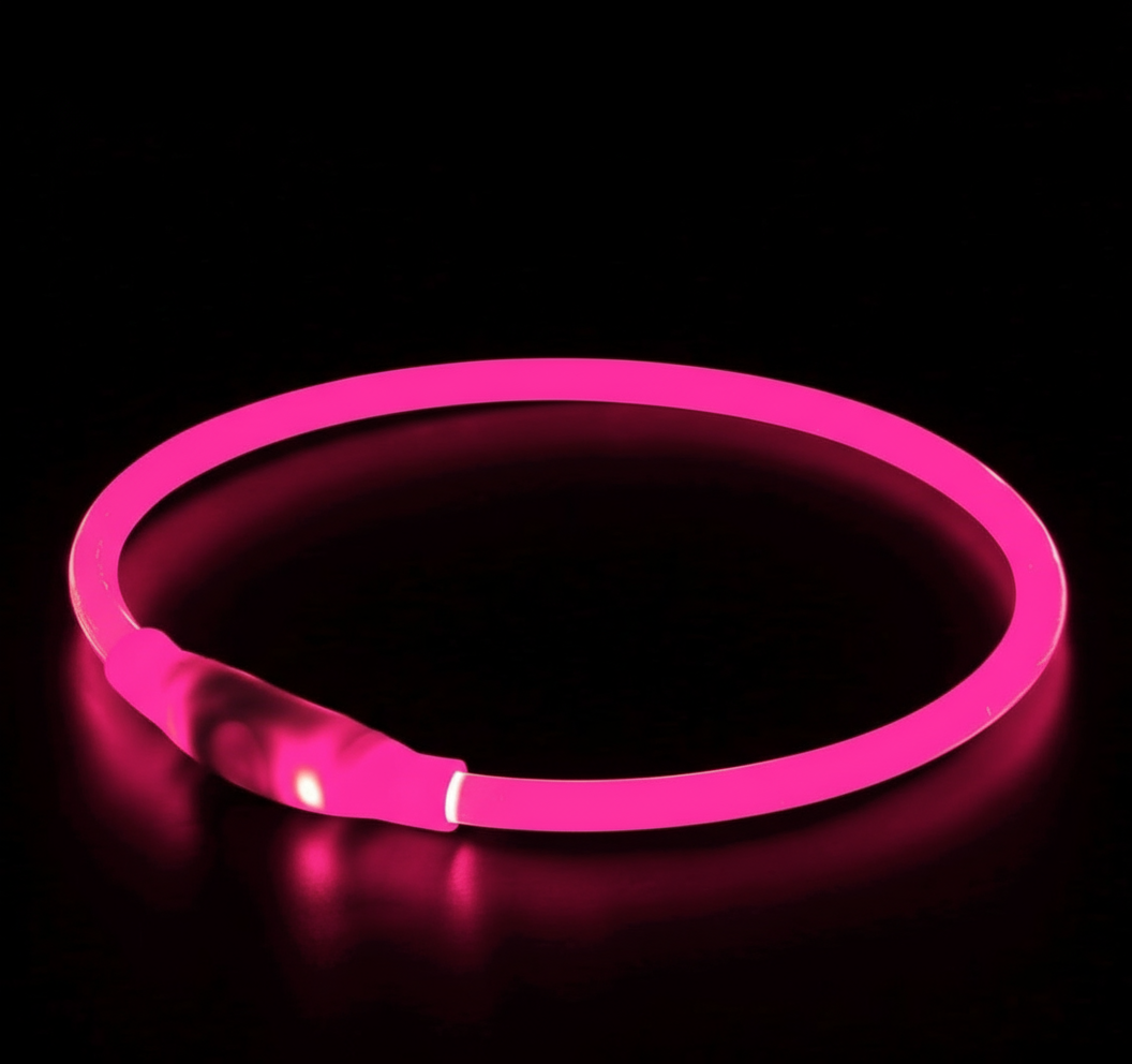 PufiGlow LED nyakörv - Fekete háttér